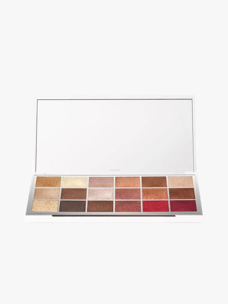 Byredo Bibliophillia Eyeshadow Palette in branded component on a light gray background